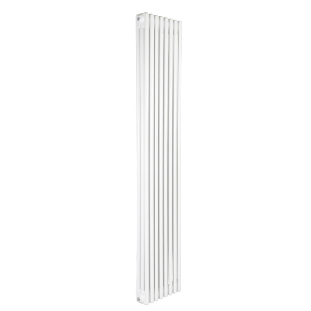 Дизайнерский радиатор Warm Well Column 3 1800×380 вертикальный, белый глянцевый - изображение 2