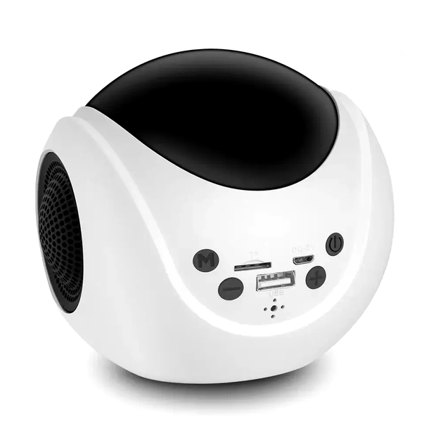 Ночник RGB LIGHT с Bluetooth колонкой и FM SD для дома 1 шт белый LS-837 - изображение 2