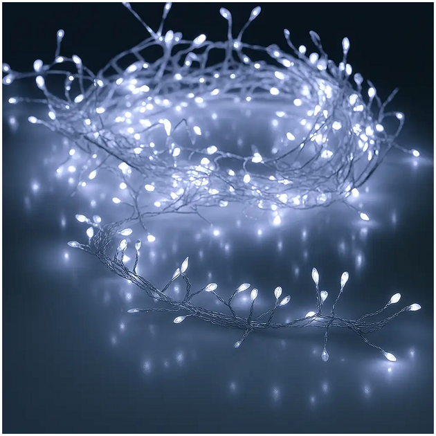 Сетевая гирлянда-фейерверк 5 м 150 LED для дома холодный свет LS-1968 - изображение 10