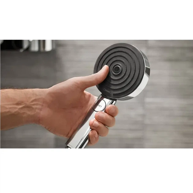 Лейка для душа Hansgrohe Pulsify S EcoSmart+ пластик, хром (24121000) - изображение 3
