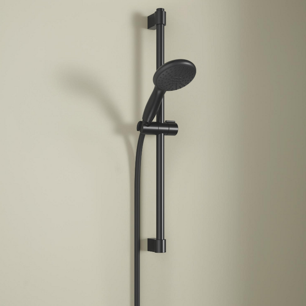 Лейка для душа Grohe Tempesta Cube 110 пластик, черный матовый (267462433) - Фото 2 Лейка для душа Grohe Tempesta Cube 110 пластик, черный матовый (267462433) - изображение 2