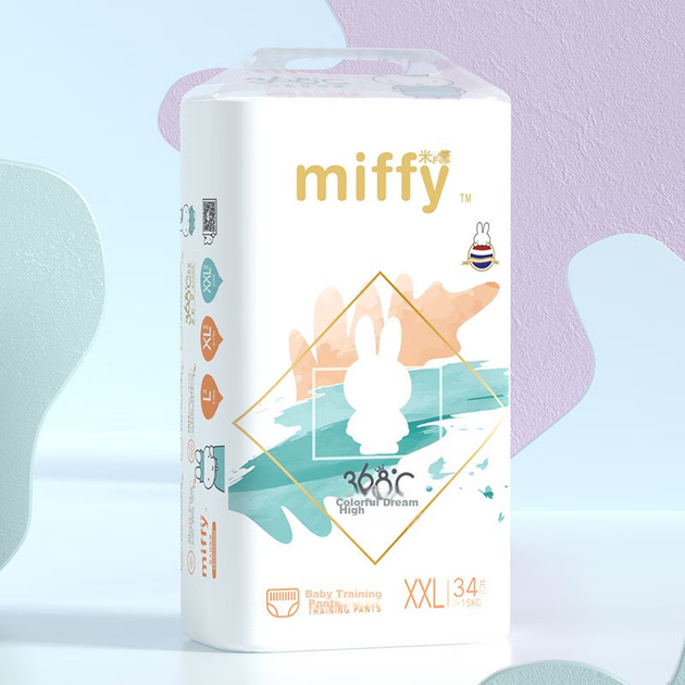 Підгузки Solove Miffy Colorful Pull-Up, розмір XXL, 68 штук (15 кг і вище), щадні для шкіри, в коробці - Фото 9 Підгузки Solove Miffy Colorful Pull-Up, розмір XXL, 68 штук (15 кг і вище), щадні для шкіри, в коробці - изображение 9
