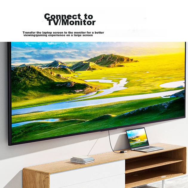 Хаб LinkStone Type-C HDMI/VGA 4K, для Apple/MacBook/iPhone/iPad/Huawei/TV - изображение 6