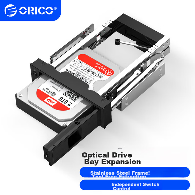 Кронштейн для оптического привода ORICO расширения отсека 3.5" SATA 1106SS для корпуса ПК - изображение 4