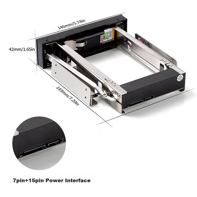 Кронштейн для оптического привода ORICO расширения отсека 3.5" SATA 1106SS для корпуса ПК - изображение 8