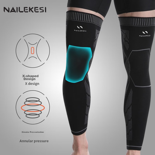 Наколінники NAILEKESI N Sports чоловічі професійні для бігу та баскетболу зимові - Фото 5 Наколінники NAILEKESI N Sports чоловічі професійні для бігу та баскетболу зимові - зображення 5