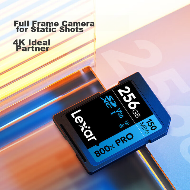 Карта памяти Lexar 800x PRO SDXC 256GB UHS-I U3 V30 (LSD0800P256G-BNNNC) - изображение 3