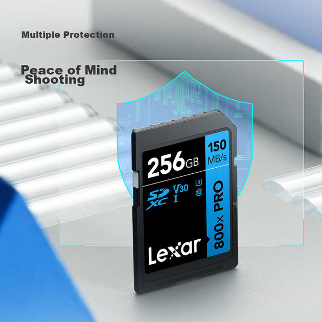Карта памяти Lexar 800x PRO SDXC 256GB UHS-I U3 V30 (LSD0800P256G-BNNNC) - изображение 6