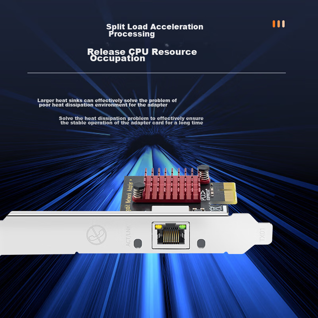 Гігабітна Ethernet-карта EB-LINK PCIE, однопортовий мережевий адаптер для настільного комп'ютера, внутрішня дротова Ethernet-карта зі швидкістю 1000 Мбіт/с для домашнього використання - изображение 7