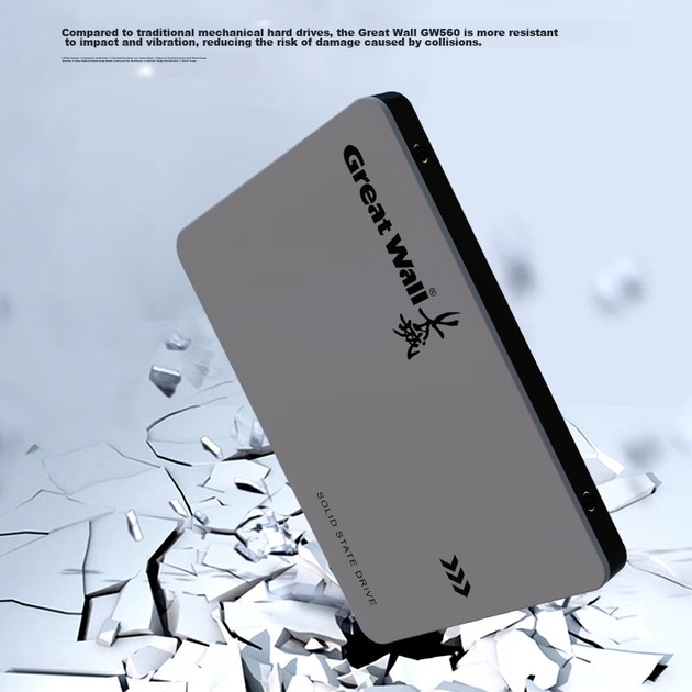 Твердотельный накопитель Great Wall SSD 1 ТБ, интерфейс SATA 3.0, скорость чтения 550 МБ/с, совместим с настольными компьютерами/ноутбуками, серия GW560. - изображение 8