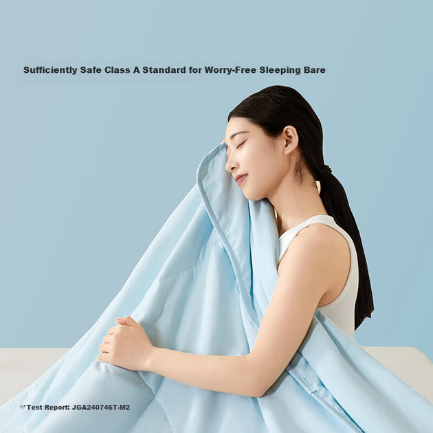 Ковдра Mercury Home Textile з соєвих бобів, літня охолоджувальна ковдра, подвійна ковдра з кондиціонером, літня тонка ковдра, яку можна прати, 200x230 см, приблизно 3,4 джина - изображение 7