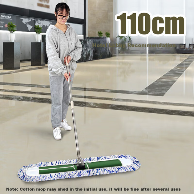 Швабра Home Maid 110 см, 1 насадка в комплекте, хлопковая пряжа - изображение 3