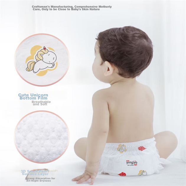 Подгузники-трусики Baby Yingya 4XL (18-21 кг), 80 шт (2 x 40) - Фото 3 Подгузники-трусики Baby Yingya 4XL (18-21 кг), 80 шт (2 x 40) - изображение 3