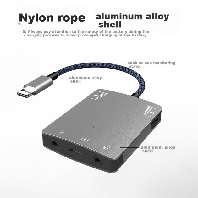 Конвертор потокового відео JOWOYE JZ02 Lightning - mini-Jack 3.5 мм - зображення 8
