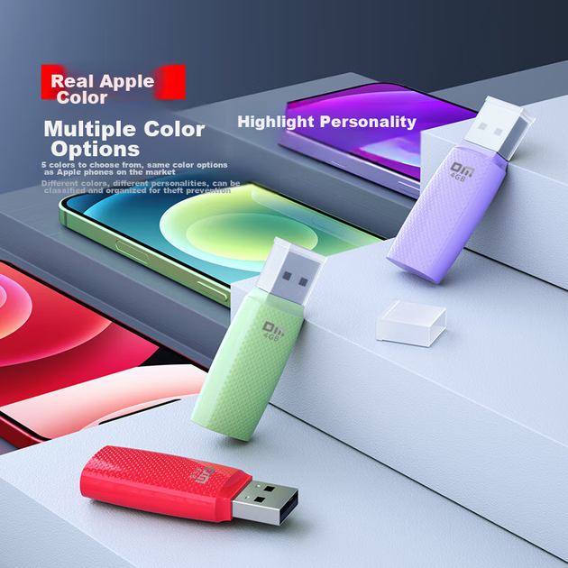 Флеш-накопитель DM Daimai 4 ГБ USB 2.0, модель PD203, компактный компьютерный USB-накопитель для аукциона, 5 штук в коробке. - изображение 4