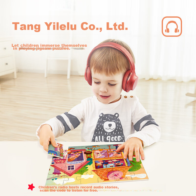 Іграшка-головоломка TOI Advanced Early Education для дітей віком 1-3 роки, паперова головоломка для хлопчиків та дівчаток, подарунок на день народження, головоломка з тваринами для батьків та дітей у форматі 2 кроки - зображення 8
