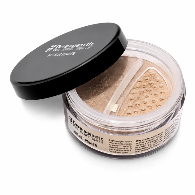 Минеральная рассыпчатая пудра Dermagenetic Metallo Powder Medium Shade средний оттенок 7 г - изображение 2