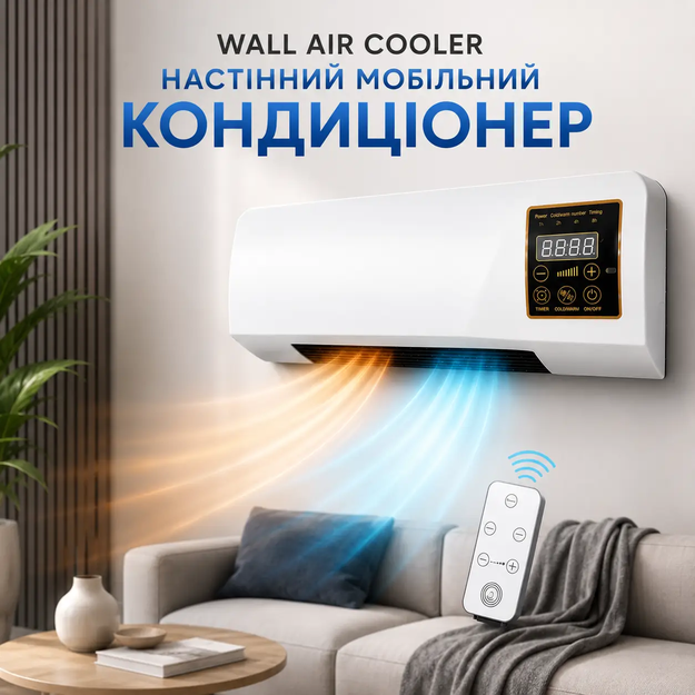Настенный мобильный кондиционер Wall Air Cooler - Фото 2 Настенный мобильный кондиционер Wall Air Cooler - изображение 2