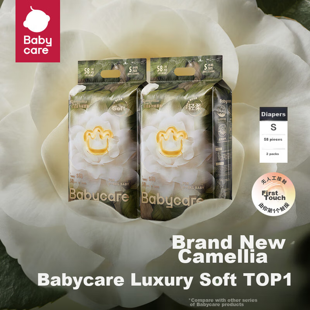 Подгузники Babycare Camellia 4-8 кг, 58×2 упаковки - изображение 4