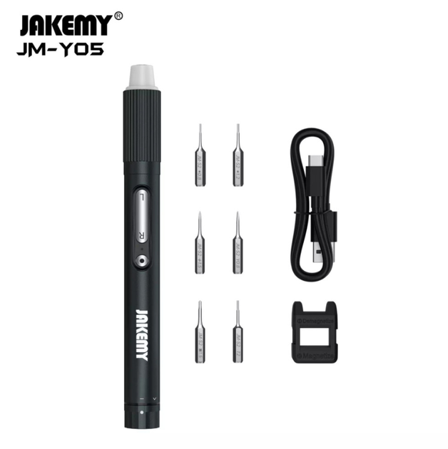 Акумуляторна викрутка JAKEMY JM-Y05 8в1 Dual Dynamics з магнітними бітами - зображення 5
