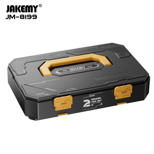 Отвертка JAKEMY JM-8199 257в1 с набором магнитных бит в кейсе - изображение 6