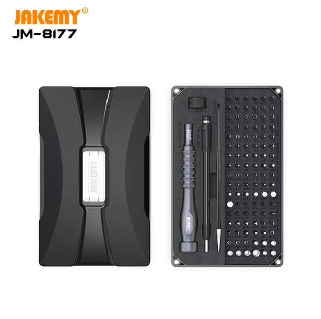 Отвертка JAKEMY JM-8177 106в1 с набором магнитных бит в кейсе - изображение 8