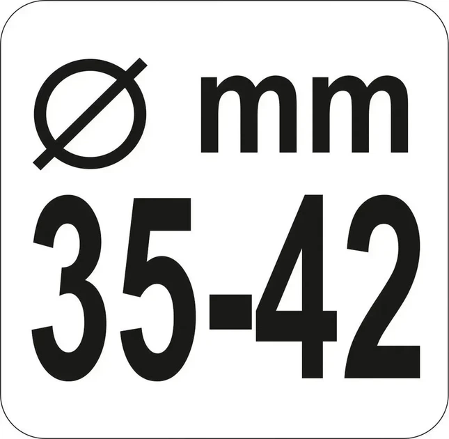 Съемник шарнира рулевой рейки YATO 35-42 мм квадрат 1/2" YT-06160 - изображение 4