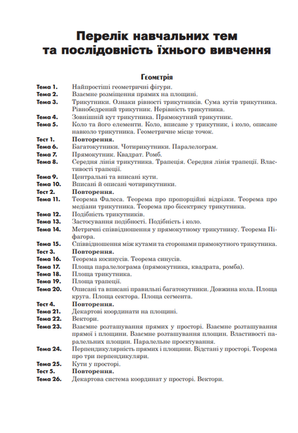 Математика. Геометрія : ЗНО та НМТ: Комплексне видання. Ч. ІІ. ЗНО та НМТ 2026 - Фото 3 Математика. Геометрія : ЗНО та НМТ: Комплексне видання. Ч. ІІ. ЗНО та НМТ 2026 - зображення 3