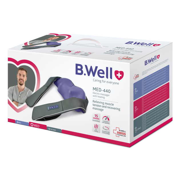 Електричний масажер з підігрівом B.Well MED-440 (MED-440-2626) - изображение 3
