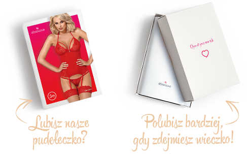 Obsessive Lacelove Kousen - Rood Kopen