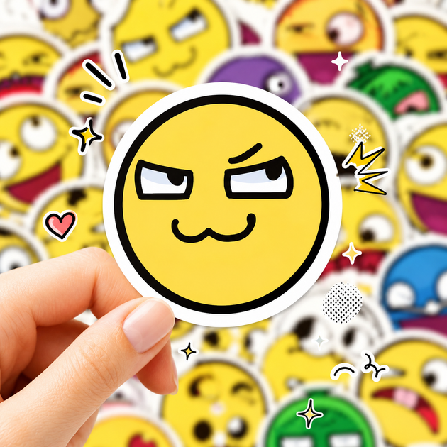Стикеры Emoji 33 шт, Emoji Stickers - Фото 5 Стикеры Emoji 33 шт, Emoji Stickers - изображение 5
