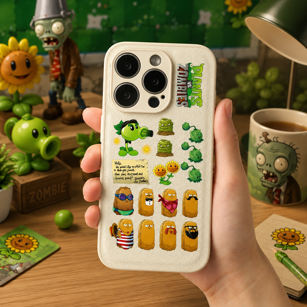Стикеры Зомби против растений 250 шт, 8 листов А5 10,5х15 см, Plants vs Zombies - Фото 4 Стикеры Зомби против растений 250 шт, 8 листов А5 10,5х15 см, Plants vs Zombies - изображение 4