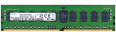 Оперативна пам'ять для сервера Samsung 8GB DDR4 2133MHz RDIMM 1Rx4 (M393A1G40DB0-CPB2Q) - Фото 1 Оперативна пам'ять для сервера Samsung 8GB DDR4 2133MHz RDIMM 1Rx4 (M393A1G40DB0-CPB2Q) - зображення 1