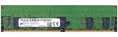 Оперативна пам'ять для сервера Micron 8GB DDR4 2666MHz RDIMM 1Rx8 (MTA9ASF1G72PZ-2G6D1QG) - Фото 1 Оперативна пам'ять для сервера Micron 8GB DDR4 2666MHz RDIMM 1Rx8 (MTA9ASF1G72PZ-2G6D1QG) - зображення 1