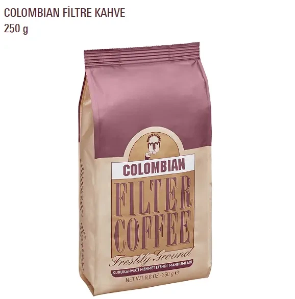 Colombian молотий кофе Kurukahveci Mehmet Efendi Filtre Kahve 250 г - Фото 1 Colombian молотий кофе Kurukahveci Mehmet Efendi Filtre Kahve 250 г - изображение 1