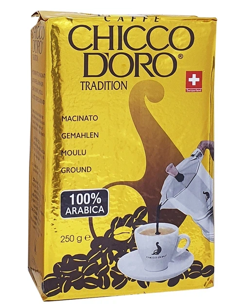 Кофе Chicco D'oro Тradition 100% arabica мелена 250 г - Фото 1 Кофе Chicco D'oro Тradition 100% arabica мелена 250 г - зображення 1