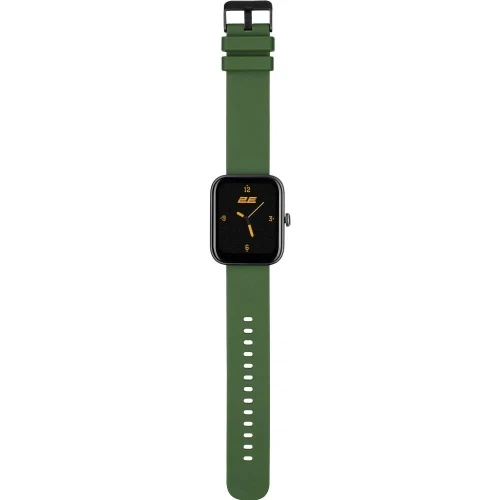 Смарт-годинник 2E Alpha SQ Music Edition, Black/Green, 46 мм (2E-CWW40BKGN-WS) - Фото 3 Смарт-годинник 2E Alpha SQ Music Edition, Black/Green, 46 мм (2E-CWW40BKGN-WS) - зображення 3