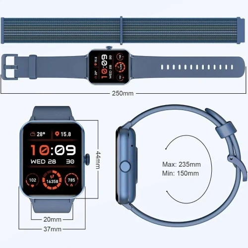 Смарт-годинник Blackview R50, Blue (6931548317548) - зображення 3