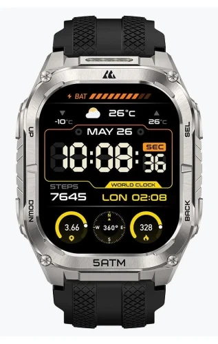 Смарт-часы Kospet Tank M4C, Silver - Фото 2 Смарт-часы Kospet Tank M4C, Silver - изображение 2
