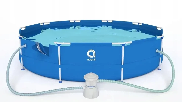 Круглий сімейний басейн Avenli 360×76 см повний комплект із системою фільтрації та ремкомплектом (17799) - Фото 4 Круглий сімейний басейн Avenli 360×76 см повний комплект із системою фільтрації та ремкомплектом (17799) - изображение 4