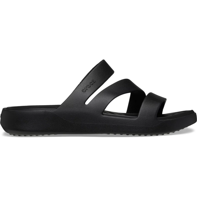 Жіночі шльопанці Crocs Getaway Strappy Slide Black (36-37, чорний) - зображення 2