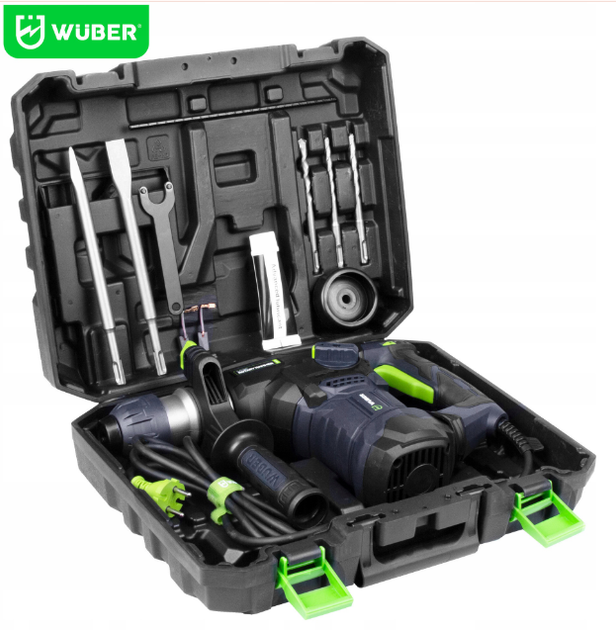 Ударный перфоратор 6 Дж SDS Plus 1500W - изображение 10