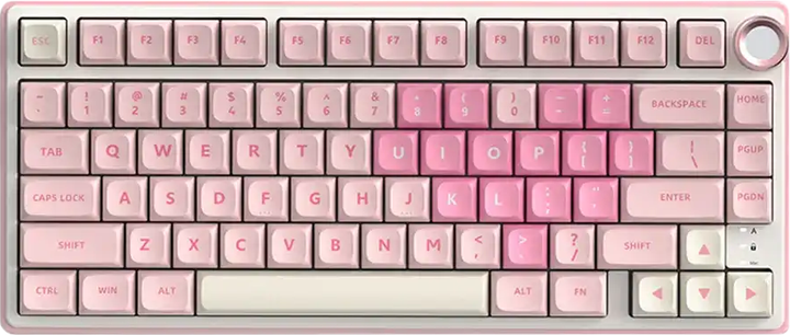 Клавіатура дротова RK ROYAL KLUDGE R75 Pink Melody Gaming Beige Switch (RK-R75-PNKMLDY-BEGSW-US) - Фото 2 Клавіатура дротова RK ROYAL KLUDGE R75 Pink Melody Gaming Beige Switch (RK-R75-PNKMLDY-BEGSW-US) - зображення 2