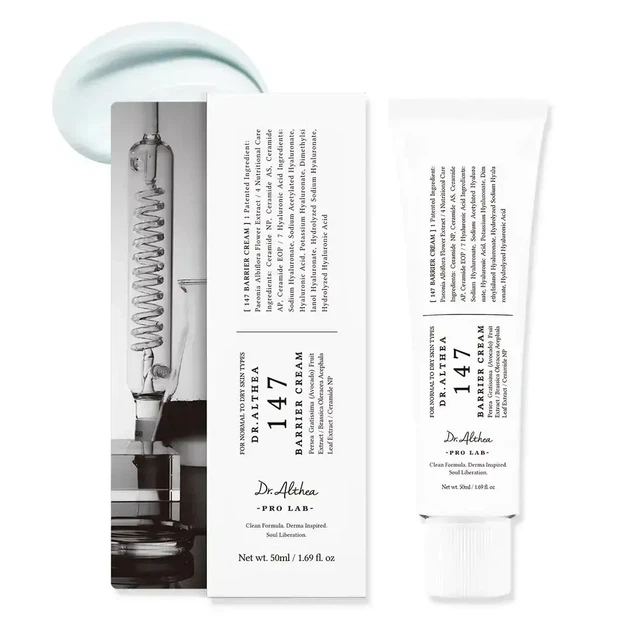 Восстанавливающий крем для лица Dr. Althea 147 Barrier Cream с церамидами, пантенолом и центеллой азиатской для укрепления защитного барьера кожи 50 мл - изображение 2