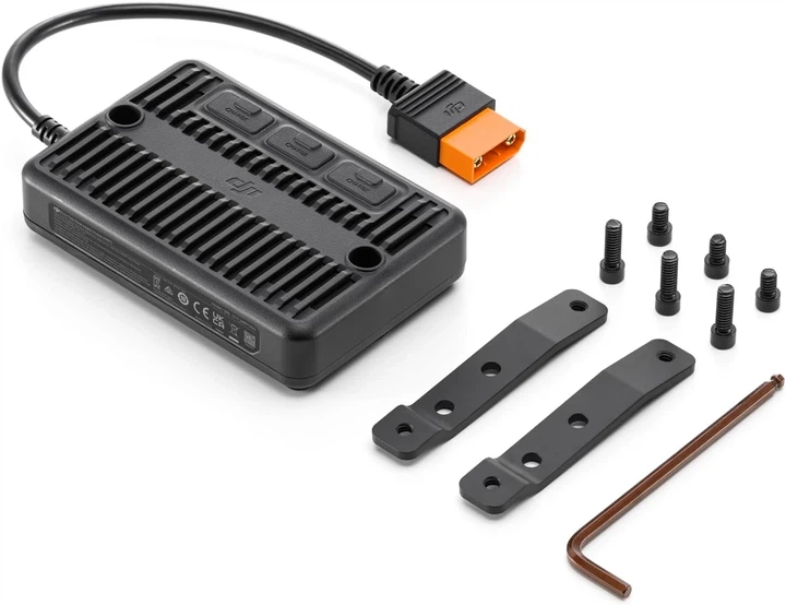 Модуль адаптера сонячної панелі DJI Power Solar Panel Adapter (MPPT) / 400W / 12-30V / XT60 to SDC / для DJI Power 1000 та DJI Power 500 / Чорний (CP.DY.00000041.01) (102140739) - Уцінка - зображення 3