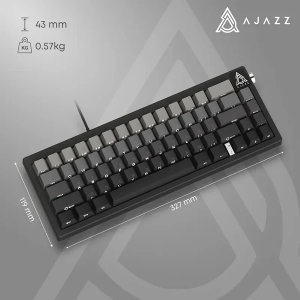 Клавиатура Ajazz ak650 Day Dream switches Gradient Black Gray (ak650-dd-bg) - Фото 6 Клавиатура Ajazz ak650 Day Dream switches Gradient Black Gray (ak650-dd-bg) - изображение 6