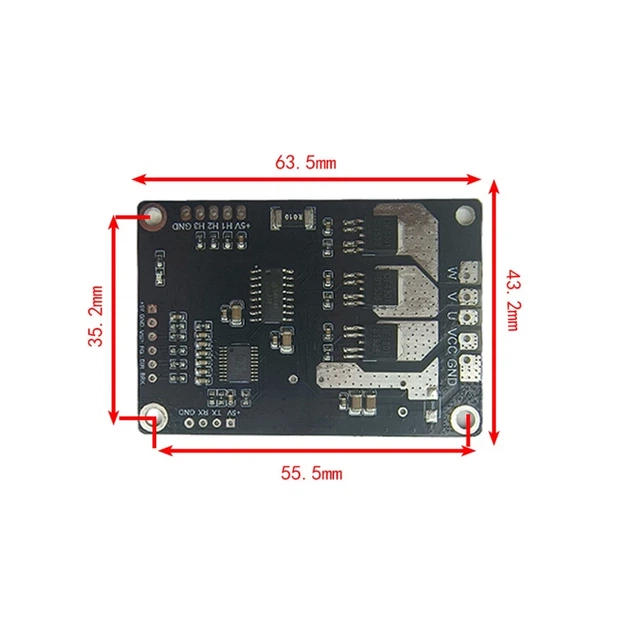 Шим PWM bldc трехфазный модуль BLDC 200 Вт 5-40 В 25 А двигатель постоянного тока - изображение 4