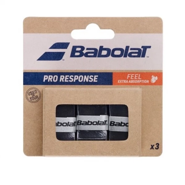 Обмотка Babolat Pro Response X 3 3 шт Black (1000-653048-105) - Фото 1 Обмотка Babolat Pro Response X 3 3 шт Black (1000-653048-105) - изображение 1