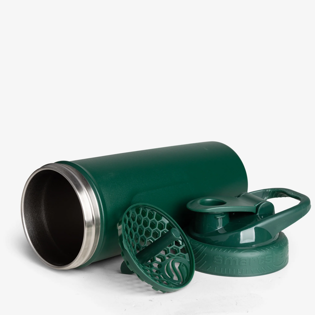 Шейкер спортивний SmartShake металевий Insulated Steel 750ml Racing green - Фото 2 Шейкер спортивний SmartShake металевий Insulated Steel 750ml Racing green - изображение 2