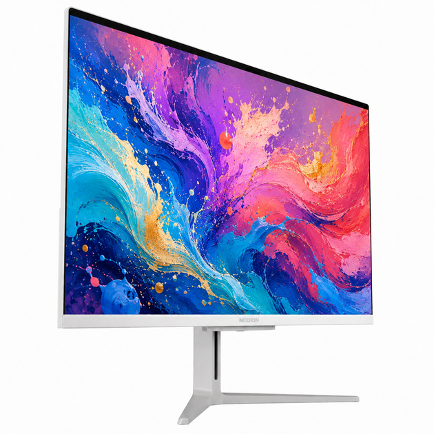 Моноблок 23.8" Medion (Lenovo Group) Akoya E23403 | Intel Core i3-1005G1 | IPS (1920x1080) FullHD | RAM 8 ГБ | SSD 512 ГБ | Intel Graphics | Wi-Fi 5 | Bluetooth 5.0 | Тонкий корпус | Win11 (5225) - Уцінка - зображення 2
